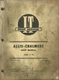 I&T ALLIS-CHALMERS Model 160 No. AC-25 Tractor Shop Manual