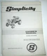 Simplicity Sovereign 3416S Landlord 3410S Tractor Owners/Parts Manual ORIGINAL!