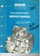 1991 Kohler Engines Twin Cylinder Service Manual KT17, KT19, KT21 TP-2043-A Good