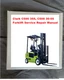 Clark C500 355, C500 30-55 Forklift Service Repair Manual printed & binder