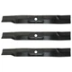 Set of 3 Mower Blades Fits John Deere 2025R 2027R 2032R 2210 62" Deck M158112