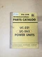 International UC-221 UC-263 Power Units Factory Parts Catalog