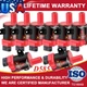 8 D585 Ignition Coil Packs Round For GMC Chevy Silverado LS1 LS3 5.3/4.8L Engine