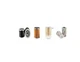 Filter Service Kit Fits NICOLAS C 1138 E w/Kubota D1403E Eng