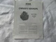 1984 Kohler engine K582 owner's operator's manual