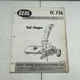 Gehl FC72A Flail Chopper Service & Parts Manual