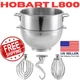 Fits Hobart L800 M-802 80 Qt Mixer Mixing Bowl Dough Hook Wire Whip Flat Beater