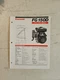 Vintage 1987 Kawasaki FG 150D ENGINE Dealer Sales Brochure Spec Sheet 