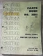 GALION T500C MOTOR GRADER PARTS MANUAL BOOK CATALOG S/N 07995-UP