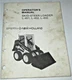 New Holland L-451 L-452 L-455 Skid Steer Loader Operators Manual 11/83 ORIGINAL!