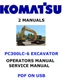 Komatsu PC300LC-6 Hydraulic Excavator Owners Service Shop Operators Manual PDF