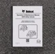 Bobcat 3400 XL Utility Vehicle Owner Operator User Manual S/N B3FM11001 & Up