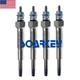 4 x Glow Plug 18536-6060 185366060 for Kubota Mazda Shibaura 172-4585 1992825C1