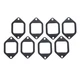 Cummins Exhaust Manifold Gaskets 3028665 (Qty 8) for V903 Cummins Engines