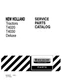 NEW HOLLAND T4020,T4030 DELUXE TRACTORS PARTS CATALOG