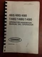 Tennant 465/480/490/1465/1480/1490 Operator Handbook Manual Del Operador