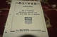 Oliver Tractor 22-B 22-A 22 Mower Parts Book Manual GVOH 