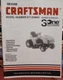 Tractor Owner's Operator, Service, and Repair Parts Manual Craftsman 917.254860