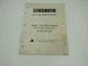 Kubota L1730 Loader Parts and Owner's Manual for L185 L245