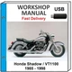 HONDA SHADOW 1100 VT1100 1991 1992 1993 1994 SERVICE REPAIR SHOP MANUAL USB