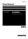 Komatsu D155AX-6 Dozer Bulldozer Repair Shop Service Manual Workshop Book