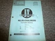 Allis Chalmers WD WD45 WF D17 G RC WC B C CA D14 Tractor Flat Rate Manual AC7 xz