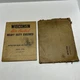 Wisconsin Air Cooled Engine Instruction, Parts Book Manual, VP4D, MM-233-B