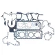 International DT466, Early DT466B & DT466C Diesel Conversion Gasket Set, 674399