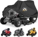 Zettum Riding Lawn Mower Cover - Lawn Tractor Covers Waterproof & Heavy Duty, 60