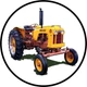 Minneapolis Moline 4 Star Tractor NEW Sign: 18" Dia. Round USA STEEL XL- 4 LBS