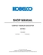 KOBELCO SK17SR-3 COMPACT CRAWLER EXCAVATOR SERVICE MANUAL COMB BINDED