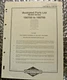 Briggs & Stratton Illustrated Parts List for Model 190700 to 190799
