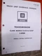 1973 GMC TRANSMISSION UNIT OVERHAUL MANUAL CLARK MODEL CL325 CL327 5 SPEED