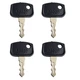 4PCS Ignition Keys for Kubota Front Mower F2680E F2690 F2880-F F3080 F3680 F3990