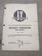 I & T Massey-Ferguson Model MF285 Shop Manual, MF-36