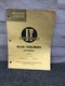 Used I&T Allis Chambers Model D-10 D-12 AC-10 Shop Manual Catalog Book