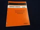 Deutz Allis Chalmers WD WD-45 WD-45 Diesel Engine D14 Tractor Service Manual A81