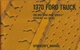 1970 Ford Heavy Truck Owners Manual 800 900 8000 9000 C CT L LN LNT W WT