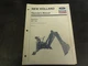 New Holland Ford BH-134 Backhoe Operator's Manual