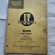 I&T Tractor Manual #O-7 Oliver Shop Manual Models 99 * Super 99 * Super 99GM