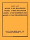 ALLIS CHALMERS 21BD 21BDC 21GD 21GDC  Parts Manual