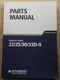 HYUNDAI 22D-9 25D-9 30D-9 33D-9 FORKLIFT PARTS MANUAL BOOK CATALOG