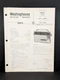 Westinghouse Transistor Radio Service Manual Model H-814P7 Chassis V-2404-2 4 Pg