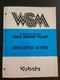 Kubota AT60 AT70SE Walk Behind Tiller Shop Service Repair Manual