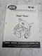 GEHL FB 86 SERVICE PARTS MANUAL Hopper Blower List Catalog Book Maintenance Shop
