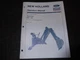 NEW HOLLAND/FORD BH134 BACKHOE OPERATORS MANUAL FOR USE ON THE L-780 SKID STEER