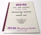 Rock-Ola Instruction & Parts Manual Model 1465 AMR Pub c 1983