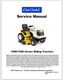 2004 - 2008 Cub Cadet LT1000 GT1500 SLT1500 Series Service Manual 91 pages