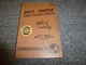 Caterpillar Cat DW15 Electric Start Tractor Parts Catalog Manual S/N 59C1-59C371