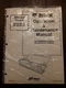 Bobcat Whisker Broom Model WB 72 Model WB 90 Operation & Maintenance Manual